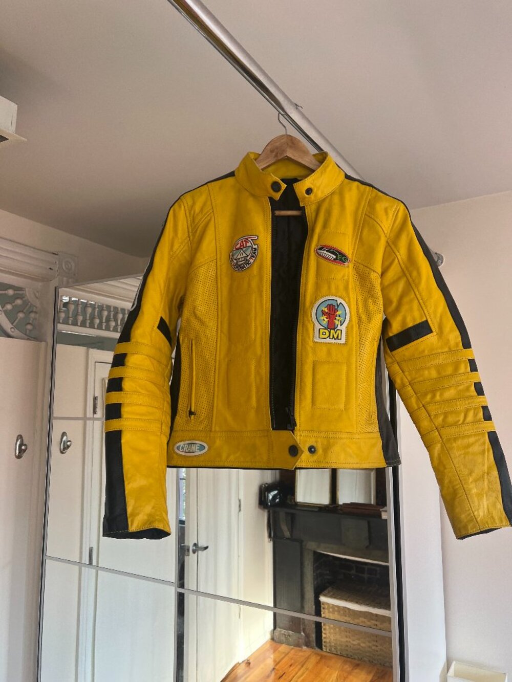 KILL BILL Real Leather Motorcycle Jacket